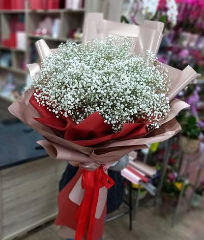 Букет цветов из: Гипсофила в Щельпино