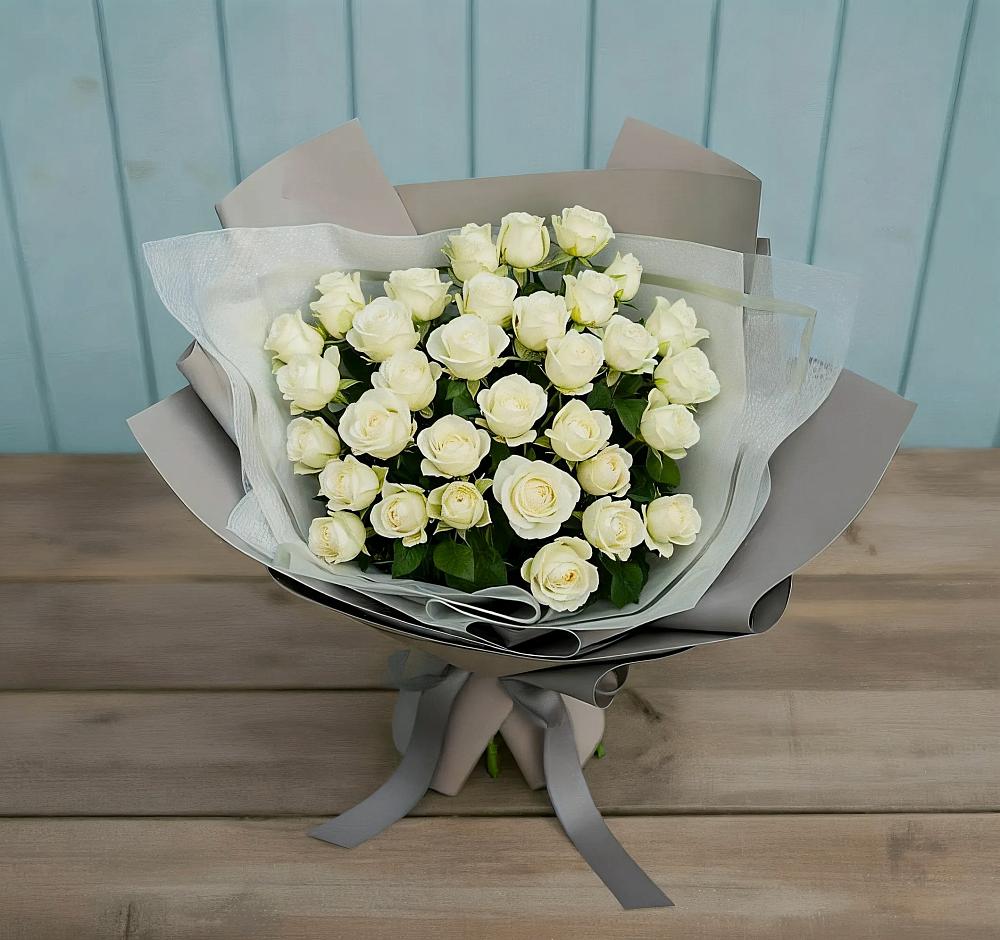 Букет Белоснежная нежность в Щельпино