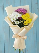 Букет цветов из:  Хризантемы в Щельпино