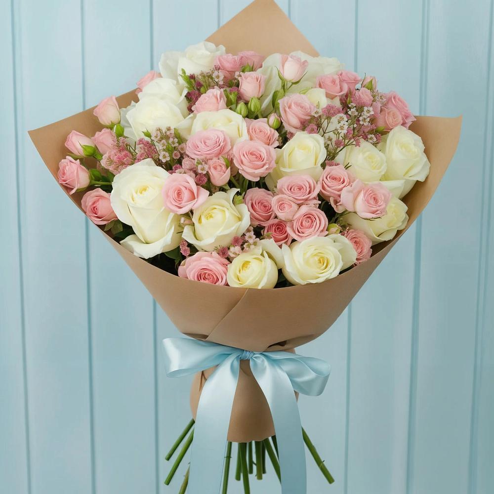 Букет цветов из: Розы в Щельпино