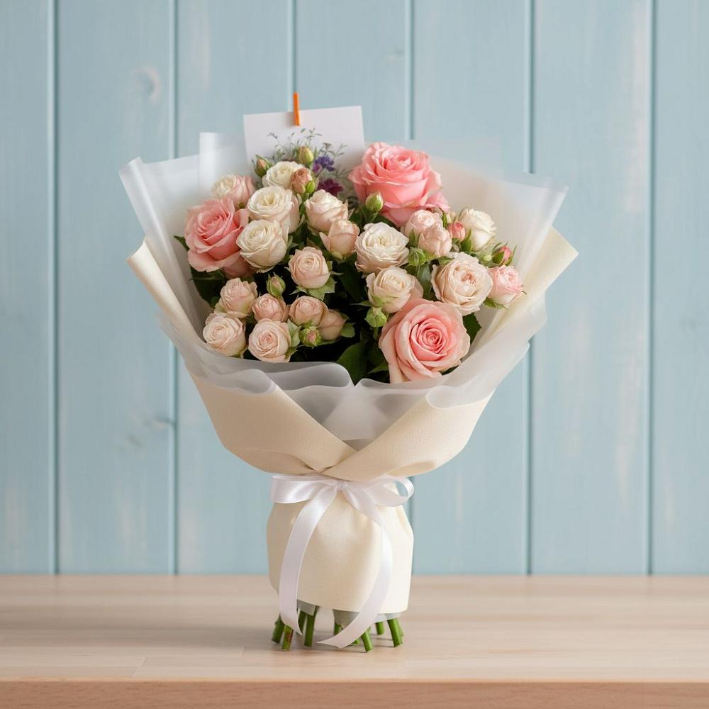 Букет цветов из: Розы в Щельпино