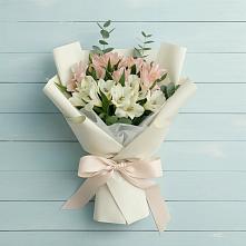Букет цветов из:  Альстромерии в Щельпино