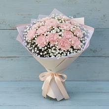 Букет цветов из:  Гвоздики в Щельпино