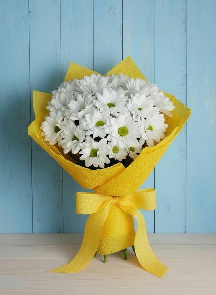 Букет цветов из: Хризантемы в Щельпино