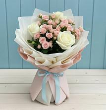 Букет цветов из:  Розы в Щельпино