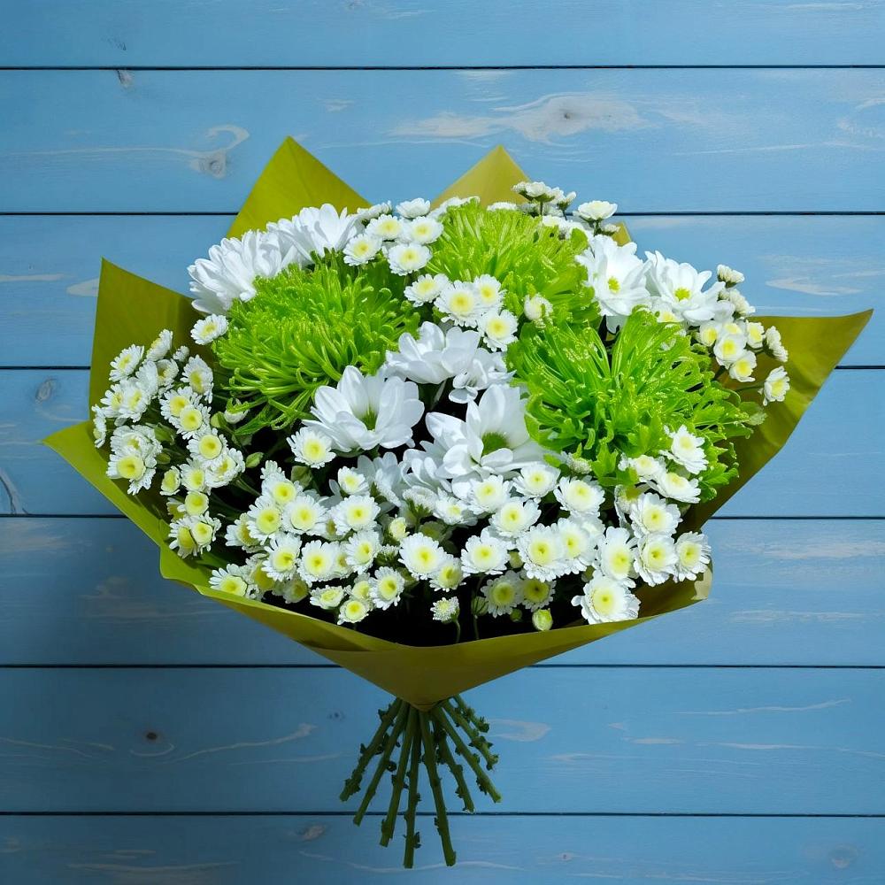 Букет цветов из: Хризантемы в Щельпино