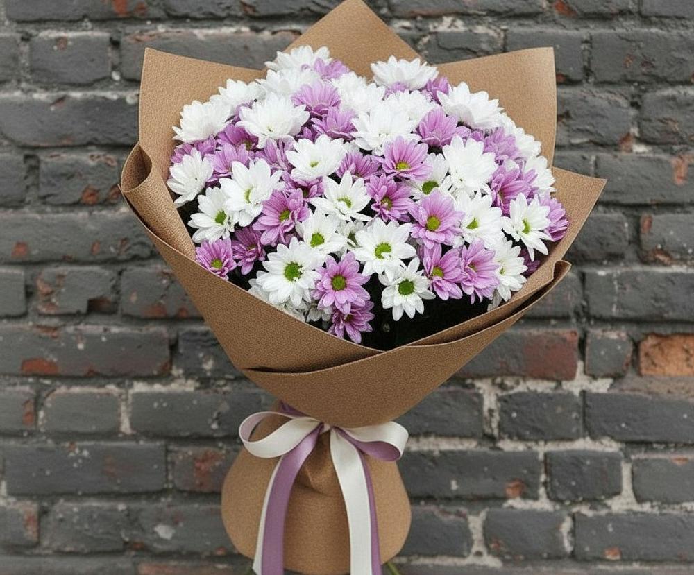 Букет цветов из: Хризантемы в Щельпино