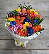 Букет цветов из:  Розы и Хризантемы в Щельпино