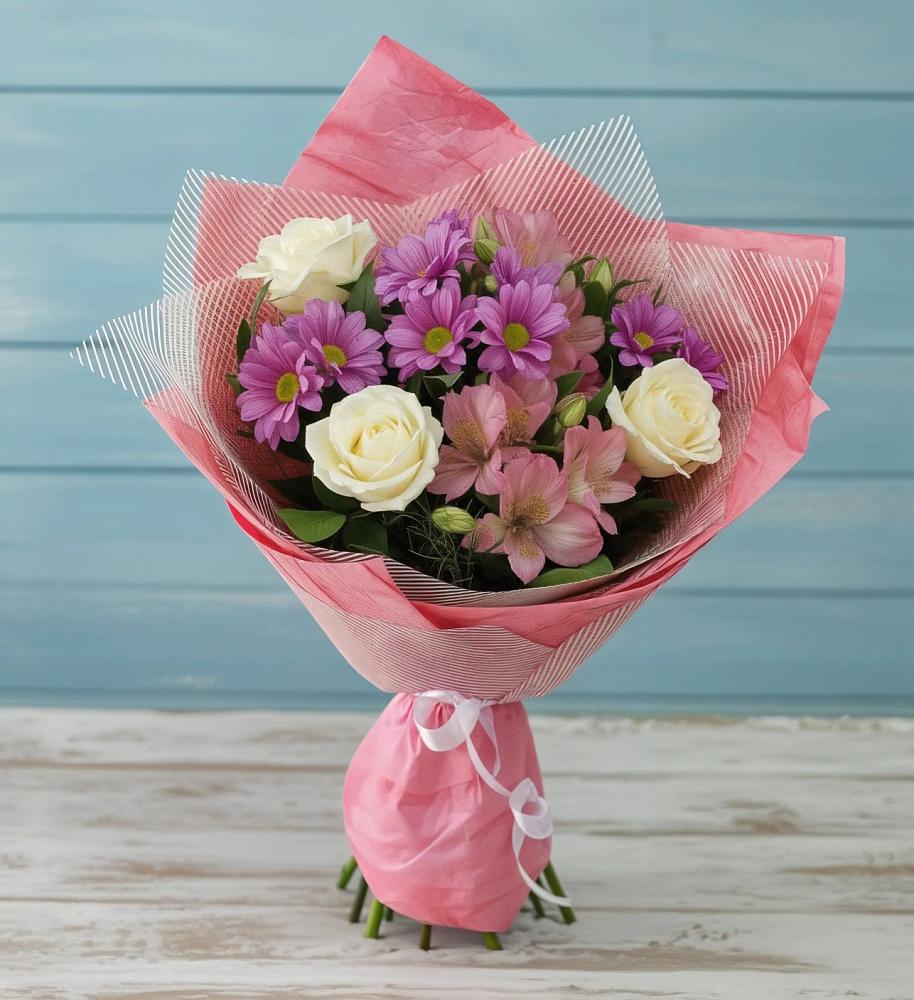 Букет цветов из: Герберы в Щельпино