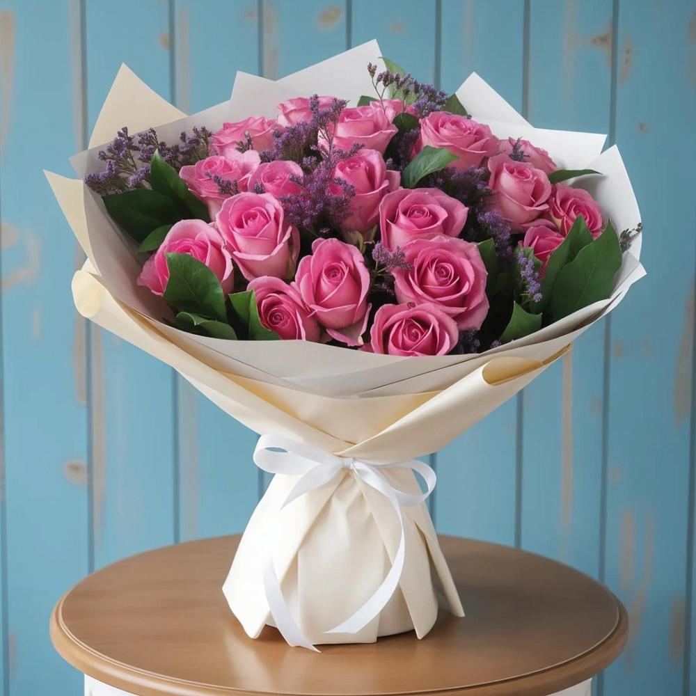 Букет цветов из: Розы в Щельпино