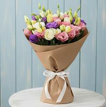 Букет цветов из:  Лизиантусы в Щельпино