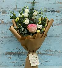 Букет цветов из:  Розы и Лизиантусы в Щельпино